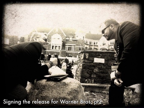 Just signing a release for Warner Bros pt2.